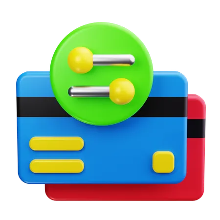 Kreditkartenlimit  3D Icon