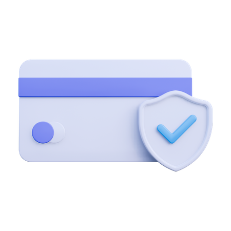 Kreditkartensicherheit  3D-Symbol