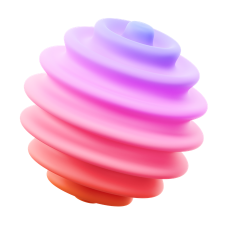 Kreis abstrakt  3D Icon