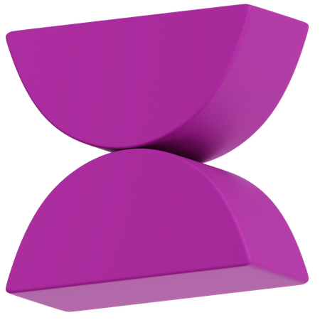 Kreis abstrakte Form  3D Icon