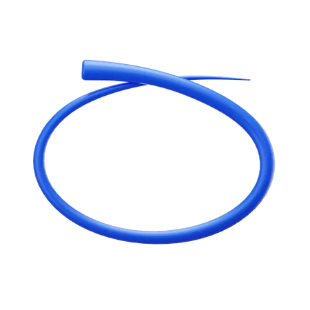 Kreis kritzeln  3D Icon