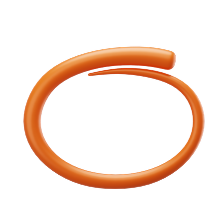 Kreis kritzeln  3D Icon