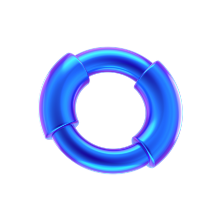 Kreis ring abstrakt form  3D Icon