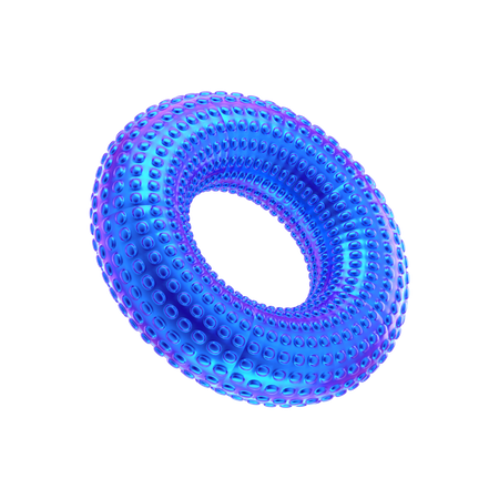 Kreis ring abstrakt form  3D Icon