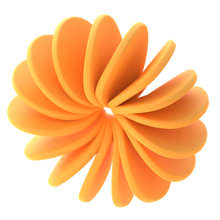 Kreis Spirale Form  3D Icon