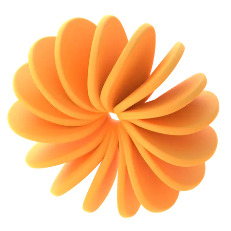 Kreis Spirale Form  3D Icon