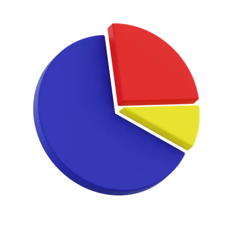 Kuchendiagramm  3D Icon