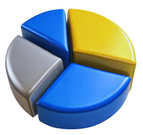 Kuchendiagramm  3D Icon