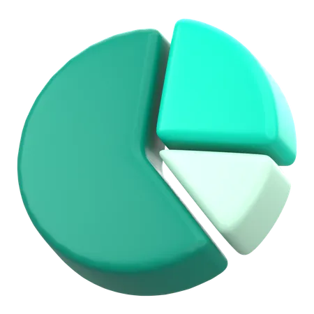 Kuchendiagramm  3D Icon