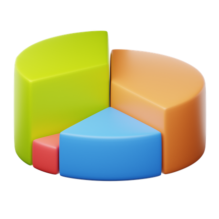 Kuchendiagramm  3D Icon