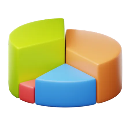 Kuchendiagramm  3D Icon