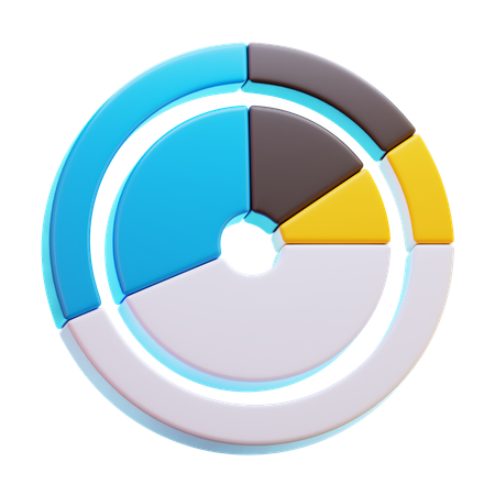 Kuchendiagramm  3D Icon