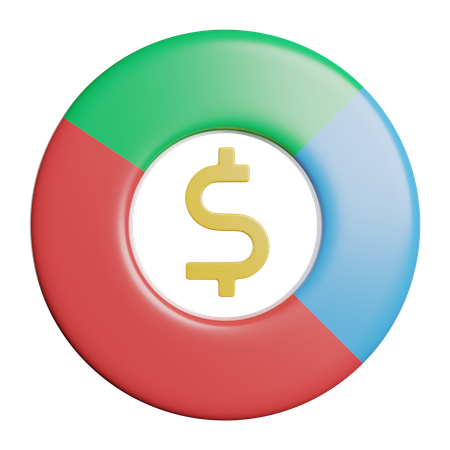 Kuchendiagramm  3D Icon