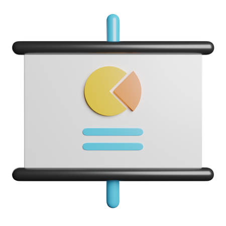 Kuchendiagramm  3D Icon