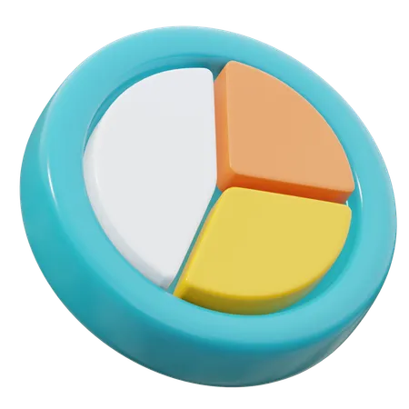 Kuchendiagramm  3D Icon