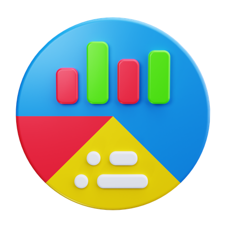 Kuchendiagramm  3D Icon