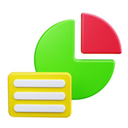 Kuchendiagramm  3D Icon