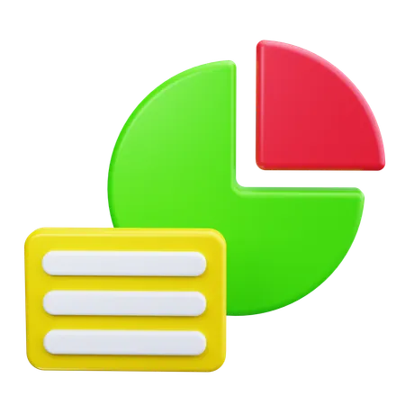 Kuchendiagramm  3D Icon