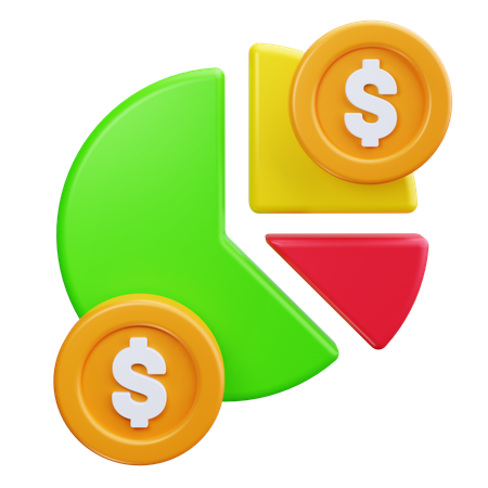 Kuchendiagramm  3D Icon