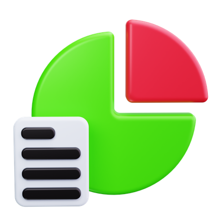 Kuchendiagramm  3D Icon