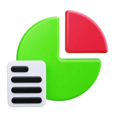 Kuchendiagramm  3D Icon