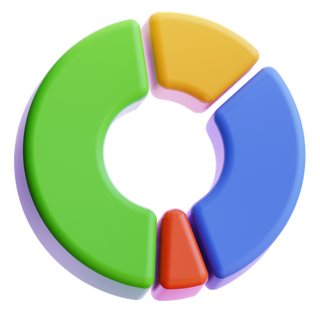 Kuchendiagramm  3D Icon