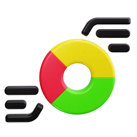 Kuchendiagramm  3D Icon