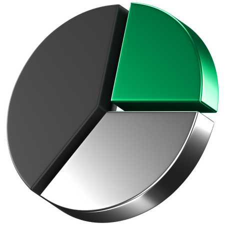 Kuchendiagramm  3D Icon