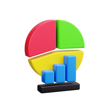 Kuchendiagramm  3D Icon