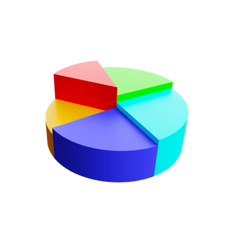 Kuchendiagramm  3D Illustration