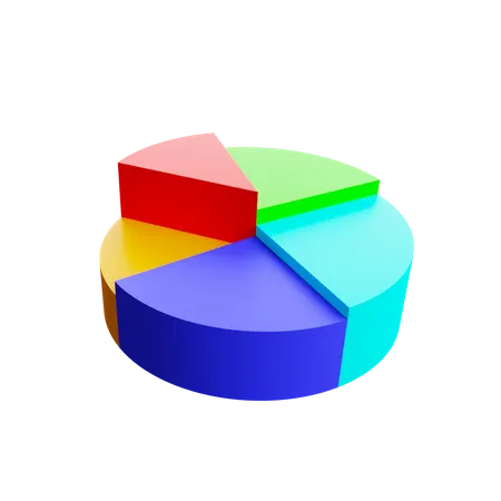 Kuchendiagramm  3D Illustration