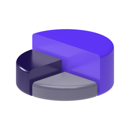 Kuchendiagramm  3D Illustration