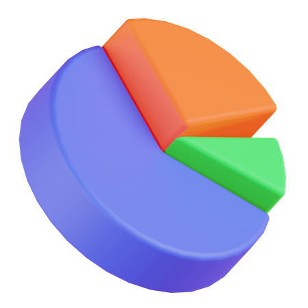 Kuchendiagramm  3D Illustration