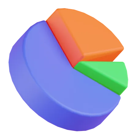 Kuchendiagramm  3D Illustration