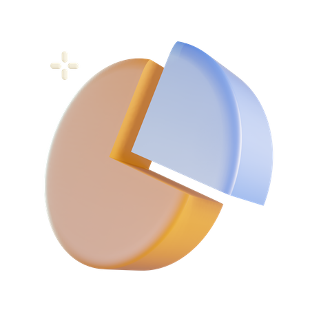 Kuchendiagramm  3D Icon