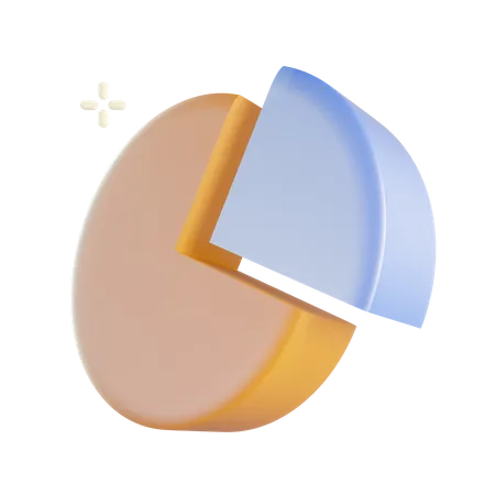 Kuchendiagramm  3D Icon