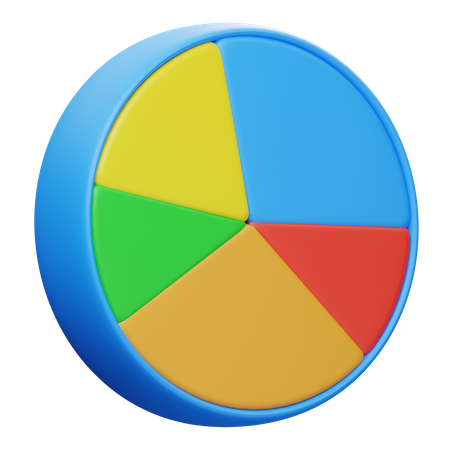 Kreisdiagramm  3D Icon