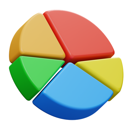 Kreisdiagramm  3D Icon