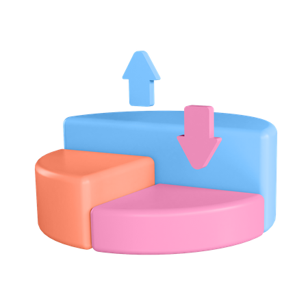 Kuchendiagramm  3D Illustration