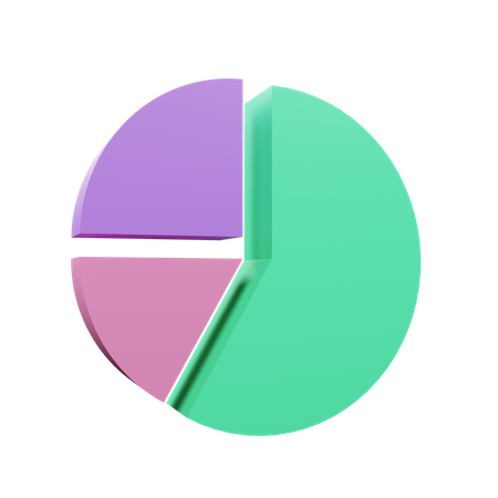 Kuchendiagramm  3D Illustration