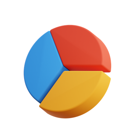 Kuchendiagramm  3D Illustration