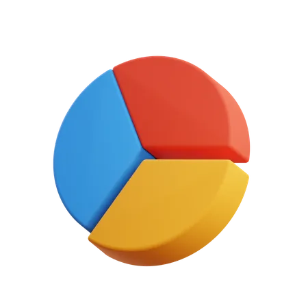 Kuchendiagramm  3D Illustration