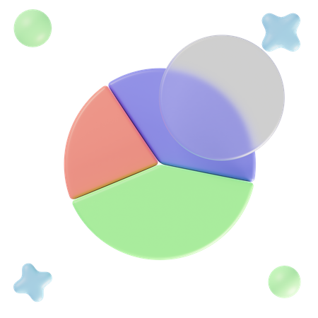 Kuchendiagramm  3D Illustration