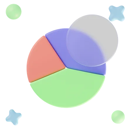 Kuchendiagramm  3D Illustration