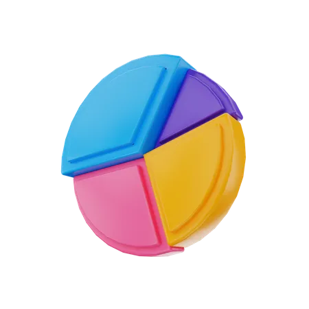 Kuchendiagramm  3D Illustration