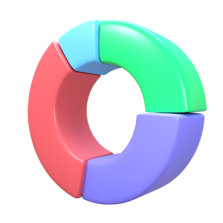 Kuchendiagramm  3D Illustration