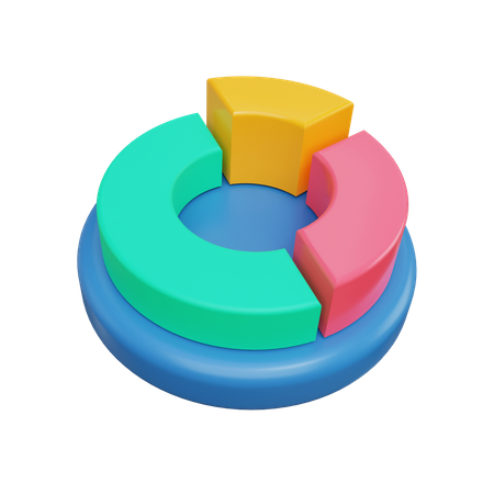 Kuchendiagramm  3D Illustration