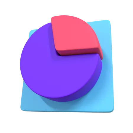 Kuchendiagramm  3D Illustration