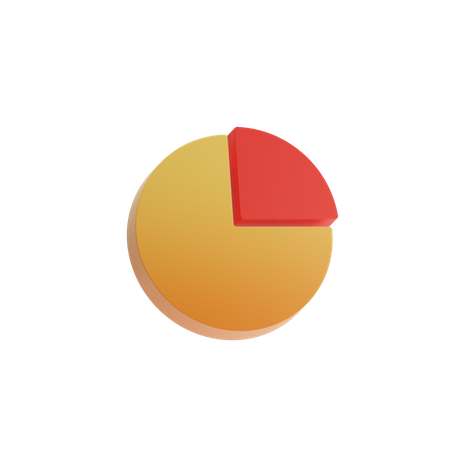 Kuchendiagramm  3D Illustration