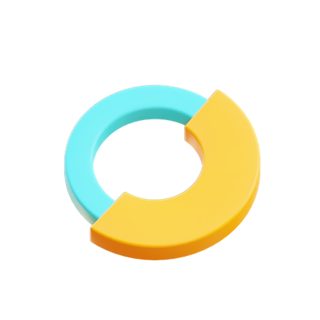 Kuchendiagramm  3D Illustration